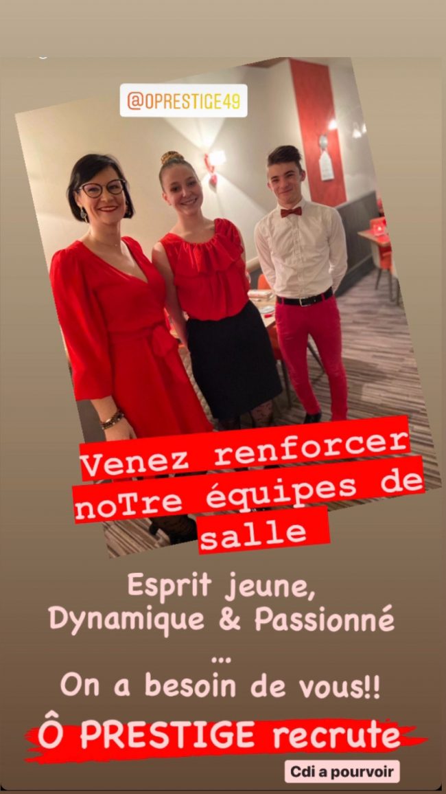 recrutement restaurant baugé-an-anjou